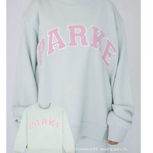PARKE something blue mockneck